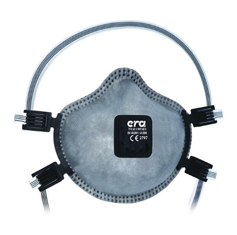 7110 AC V FFP2 NR D Aktif Karbonlu Ventilli Maske