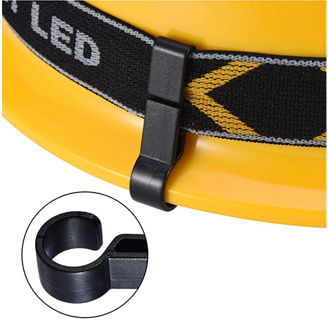 Baret Uyumlu Fener ve Aksesuar Klipsi