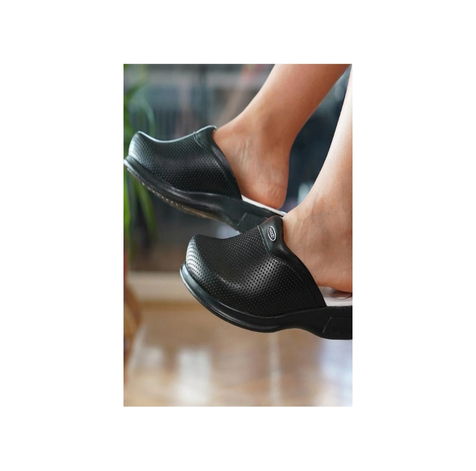 TKS 08 Prodexy Eko Unisex Terlik Siyah ve Beyaz