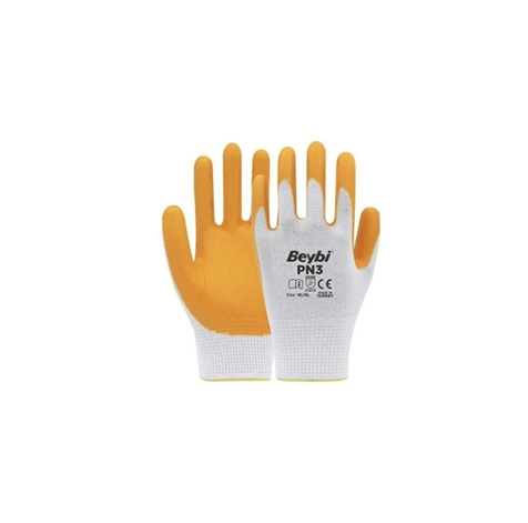 TKS 135 Beybi PN3 Polyester Örme Nitril İş Eldiveni