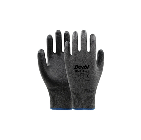 TKS 140 Beybi PN7 Flex Polyester Örme Nitril İş Eldiveni