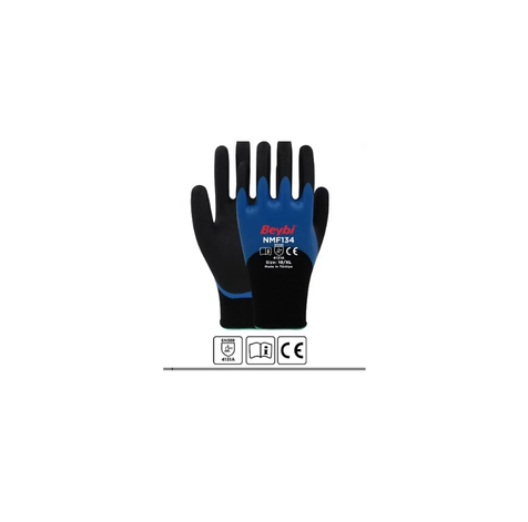 TKS 146 Beybi NMF134 Mikro Köpük Nitril Kaplı İş Eldiveni