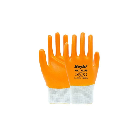 TKS 148 Beybi PN7 Plus Polyester Örme Nitril İş Eldiveni