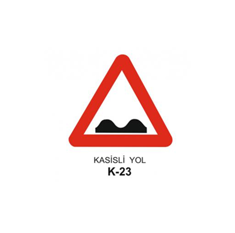 TKS 411 Kasisli Yol Uyarı Levhası (K-23)