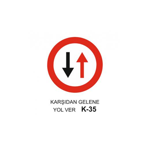 TKS 422 Karşıdan Gelene Yol Ver Levhası (K-35)