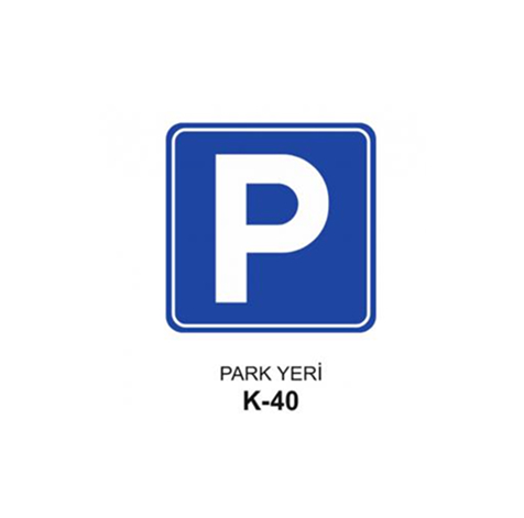 TKS 427 Park Yeri Levhası (K-40)