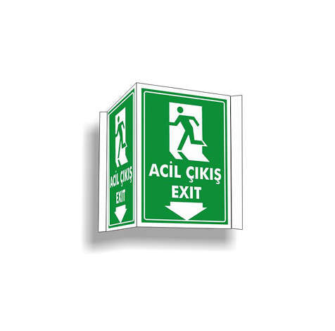 TKS 474 Acil Çıkış Panoramik Levhası