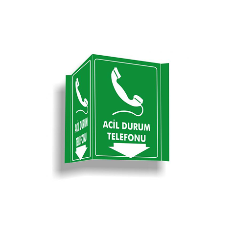 TKS 478 Acil Durum Telefonu Panoramik Levhası
