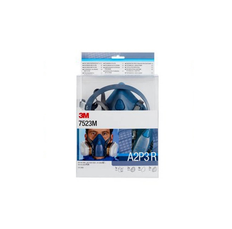 TKS 92 3M 7523M Ready Kit Yarım Yüz Maske ve A2P3 Filtre Seti